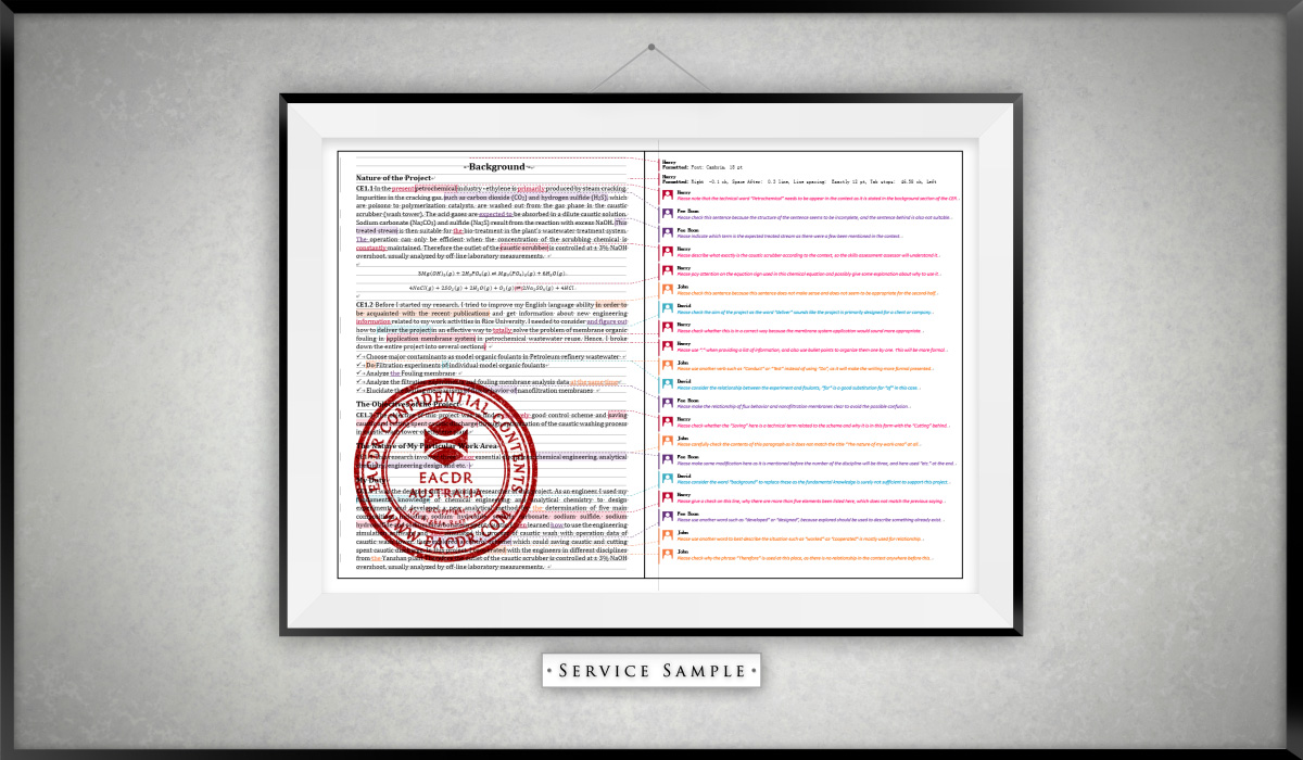 EA 职业评估 Engineers Australia (EA) Migration Skills Assessment Competency Demonstration Report