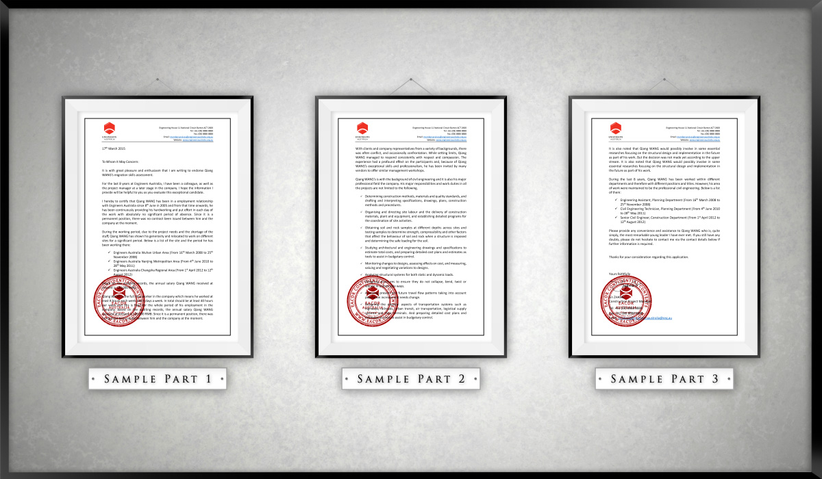 EA 职业评估 Engineers Australia (EA) Migration Skills Assessment Competency Demonstration Report